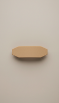 DEPOKA  Minimalist Geometric Barrette Warm Stone